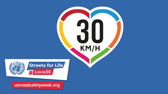 Logo de la campagne "Streets for life" #Love30 initiée par l'ONU